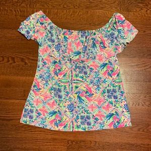 Worn once. Lilly Pulitzer top